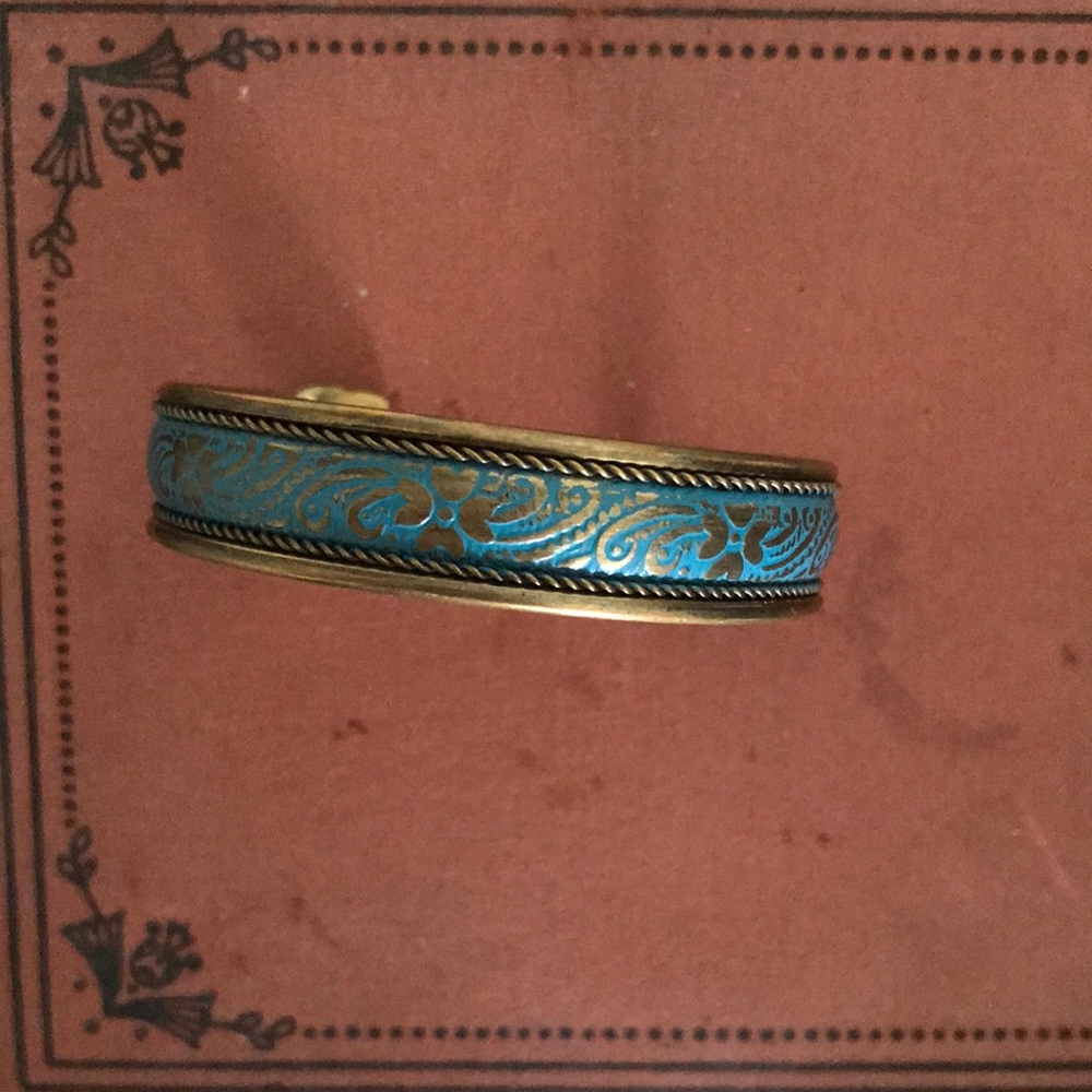 Teal bangle
